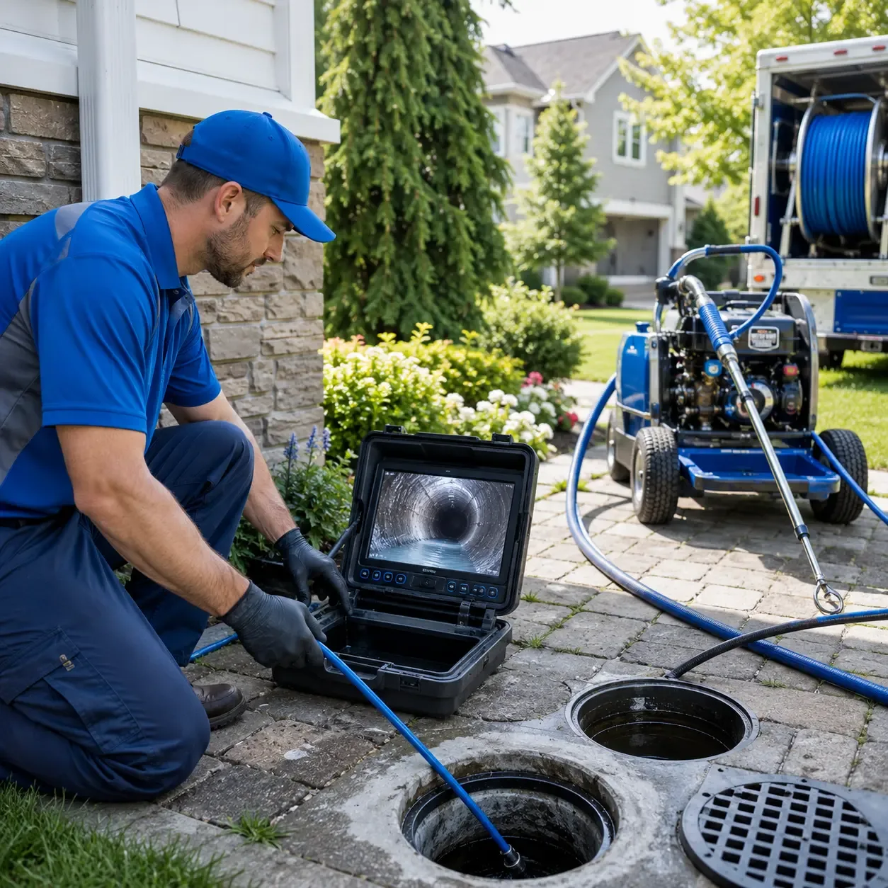 Outdoor drain cleaning professionals serving Griffin, IN